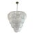 Diamante Transparent Petals Murano Glass Chandelier by Simoeng For Sale - Image 6 of 7