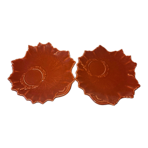 Vintage Set of 2 Steubenville Snack Plates