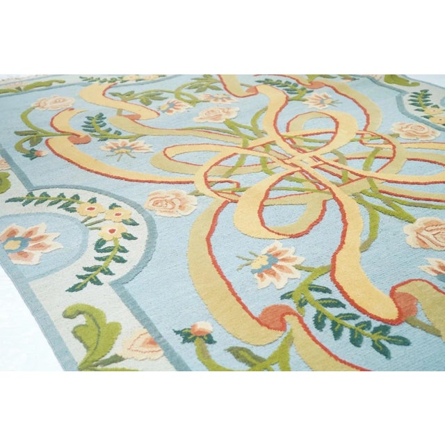 Turkish Sumak Rug 6' X 9' For Sale - Image 4 of 10