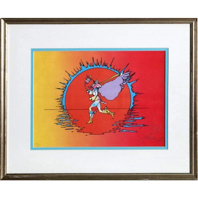 If Series: Runner Max, Peter Year: 1981 Poster Size: 10 in. x 14 in. (25.4 cm x 35.56 cm) Framed Size: 16 x 19.5 inches