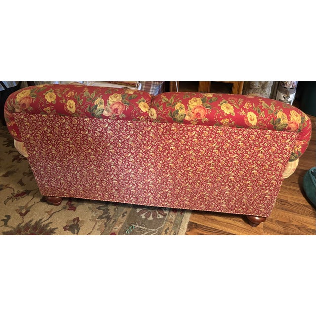 Craft Master “Laura Ashley Inspired” Loveseat For Sale In Kansas City - Image 6 of 12