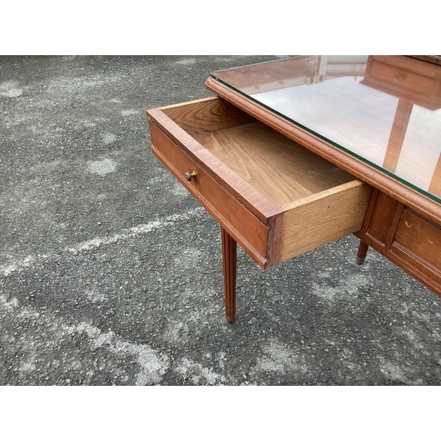 Wood 1930’s French Art Deco Vanity/Dressing Table For Sale - Image 7 of 11