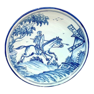 Hand-Painted Spanish Ceramic Charger by P. Arzobispo