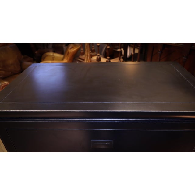 Large Canton Chest of 5 Drawers in Black Ash from Lombok, 2010s For Sale - Image 4 of 18