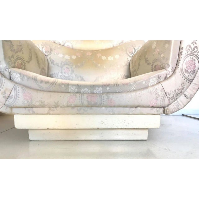 Set of Mid-Century Fabric Lounge Chairs For Sale - Image 3 of 13