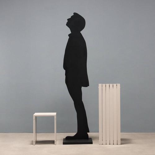 Vintage Display Stands in Enamelled Metal, Italy, 1980s, Set of 2 For Sale - Image 3 of 8