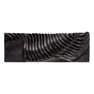 Italian Bronze Wall Sculpture by Carlo Zauli, 1960s For Sale