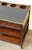 French Louis Philippe Mahogany Wine Service Table with Slate Top & Brass Gallery For Sale - Image 4 of 10