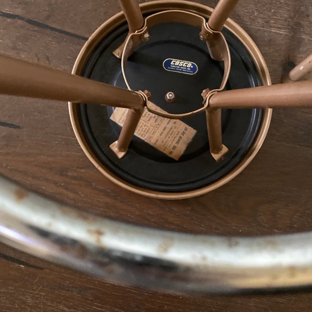 Vintage Cosco Atomic Mid Century Bar Stools Set of 3 Chairish