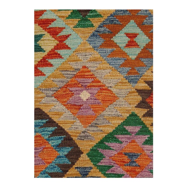 Traditional 2020s Pasargad Caucasian Tribal Style Flat Weave Kilim For Sale - Image 3 of 5