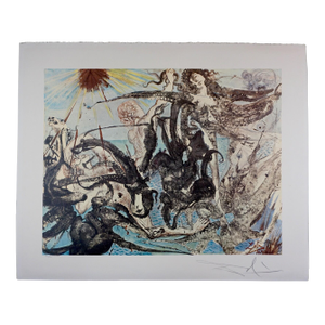 Dali Triumph of the Sea Hand Signed Numbered Lithograph Surreal Rare Art