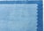 Doris Leslie Blau Indian Dhurrie Mid-Century Light Blue Flatweave Cotton Rug For Sale In New York - Image 6 of 9