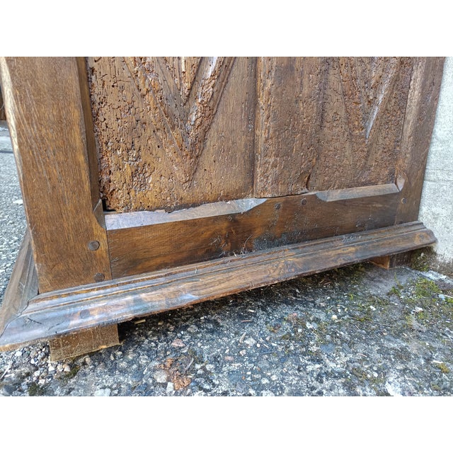 High Chest in Oak For Sale - Image 10 of 18