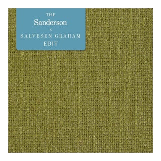 Sanderson Tuscany II Fabric in Pesto For Sale