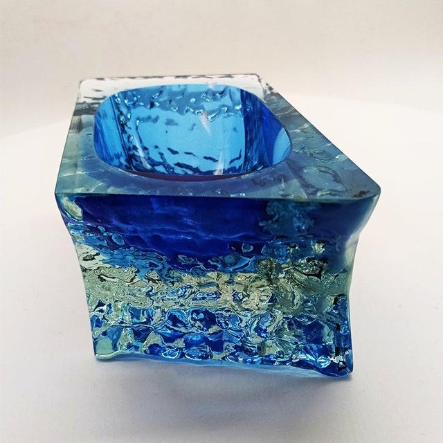 Mid-Century Modern Vintage Italian Ashtray in Murano Glass by Ca' Foscari, 1960s For Sale - Image 3 of 13
