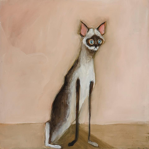 Michele Mikesell, Tripod, 2025, Oil on Board