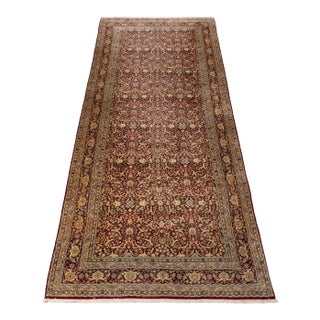 Persian Qum Silk Rug, 12' 7" X 6' For Sale