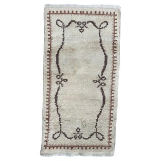 Mid-Century Moroccan Art Deco Rug, 1940s For Sale