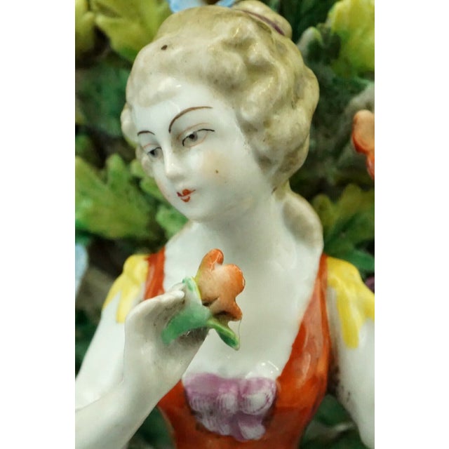 19th Century Porcelain Sculpture of a Lady by Ernest Bohne & Söhne, Germany For Sale - Image 16 of 18