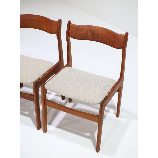 Vintage Danish Dining Chairs in Teak by Burchardt Nielsen, 1960s, Set of 6 For Sale - Image 12 of 18