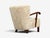 Danish Cabinetmaker, Lounge Chairs, Shearling, Beech, 1940s For Sale - Image 11 of 12