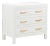 Gracious Raffia Chest - White For Sale