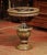 Baroque 19th Century Italian Baroque Carved Giltwood Side Table With Églomisé Glass Top For Sale - Image 3 of 8