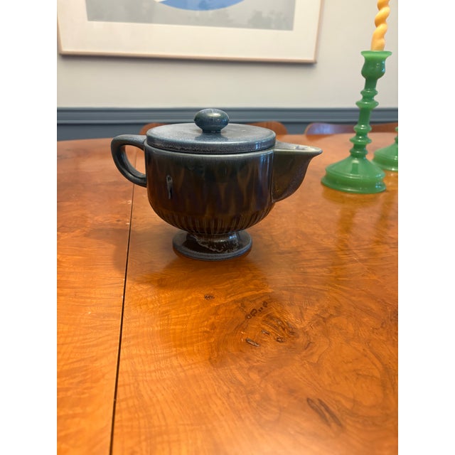 Ceramic Gorgeous Mid-Century Pottery German Teapot For Sale - Image 7 of 7
