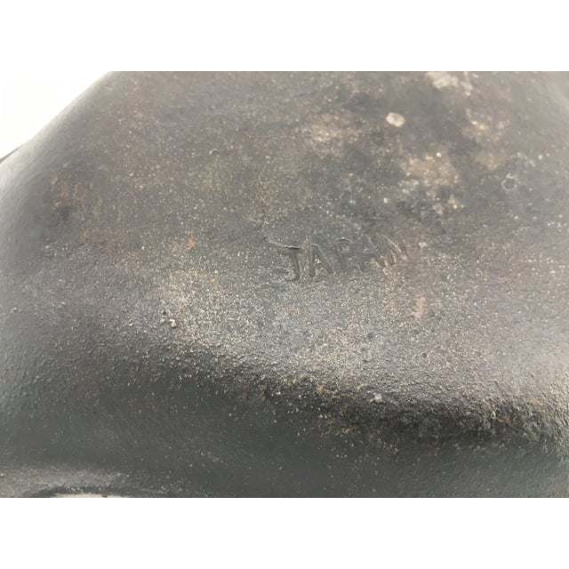 Vintage Japanese Cast Iron Black Fish Tray For Sale In Greenville, SC - Image 6 of 9