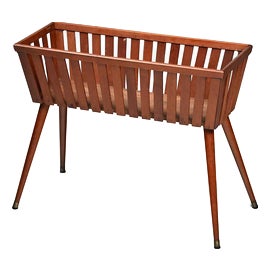 Teak Plant Stand, 1960s For Sale