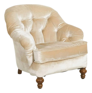 c.r. Laine Button Tufted Upholstered Arm Chair