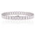 Not Yet Made - Made To Order Art Deco Revival Bezel Set Cubic Zirconia Tennis Bracelet in 925 Sterling Silver - Carat&Her For Sale - Image 5 of 14