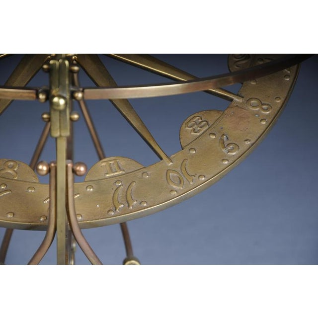20th Century Stylized Brass Armillary Sphere For Sale - Image 15 of 18
