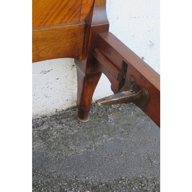 French Carved Inlay Twin Size Beds a Pair 5720 For Sale - Image 9 of 12