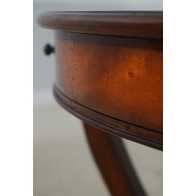 Theodore Alexander Burl Wood Swirling Teardrops Center Table For Sale - Image 14 of 18