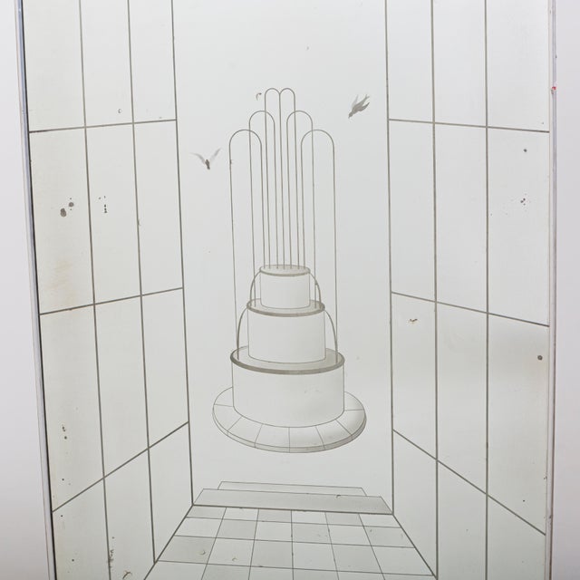 1930s Luigi Fontana Large Wall Mirror For Sale - Image 12 of 18