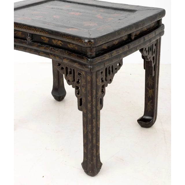 Chinese Lacquer End Tables, Pair For Sale In New York - Image 6 of 9