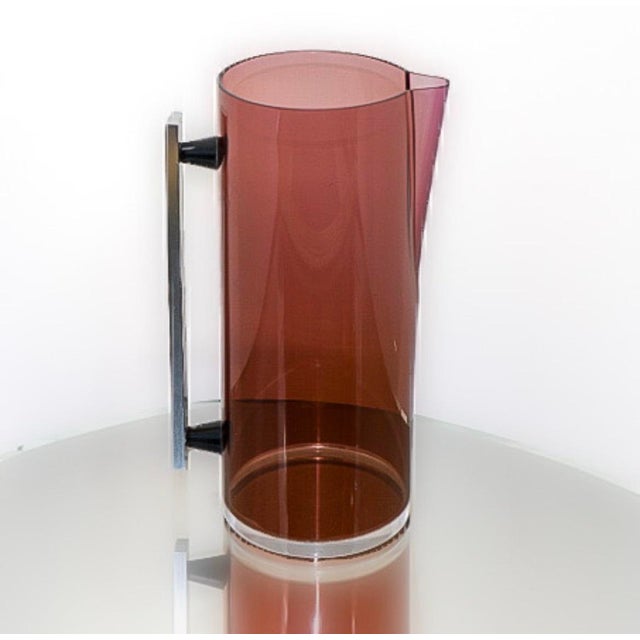 1960s 1960s Italian Modern Acrylic Pitchers by Guzzini - Set of 3 For Sale - Image 5 of 12