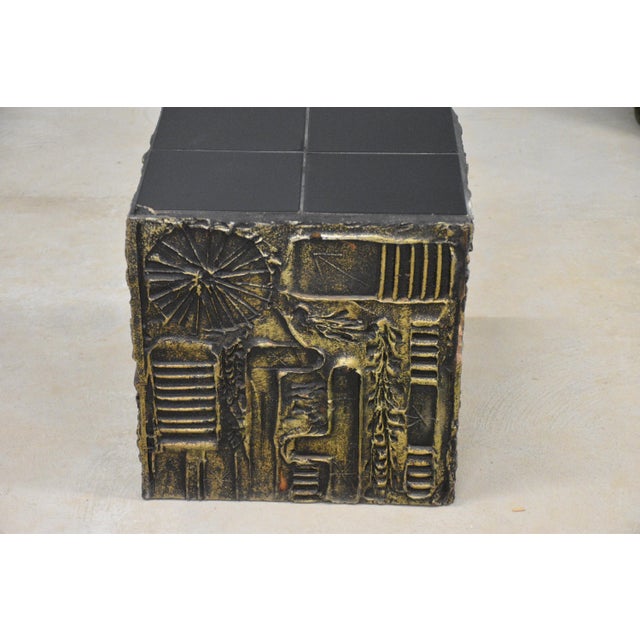 Adrian Pearsall Brutalist Square End Table For Sale - Image 9 of 9