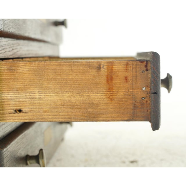 Vintage European Shop Counter Display Storage Cabinet For Sale - Image 6 of 10