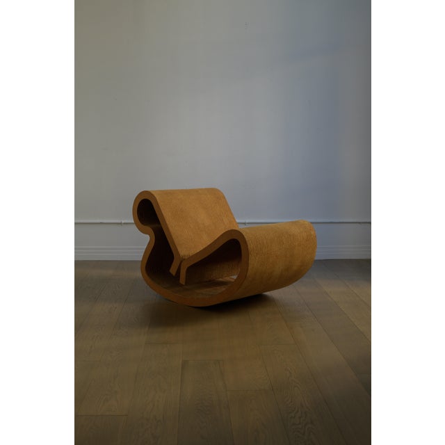 1970s 1972 Attributed to Frank Gehry 'Contour' Rocking Lounge Chair by Easy Edges Inc. For Sale - Image 5 of 5