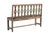 Vintage Indian Painted Teakwood Bench For Sale - Image 4 of 4