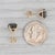New 3.70ctw Black Diamond Stud Earrings 14k Yellow Gold Round Solitaires - 2 Pieces For Sale In Greensboro - Image 6 of 6