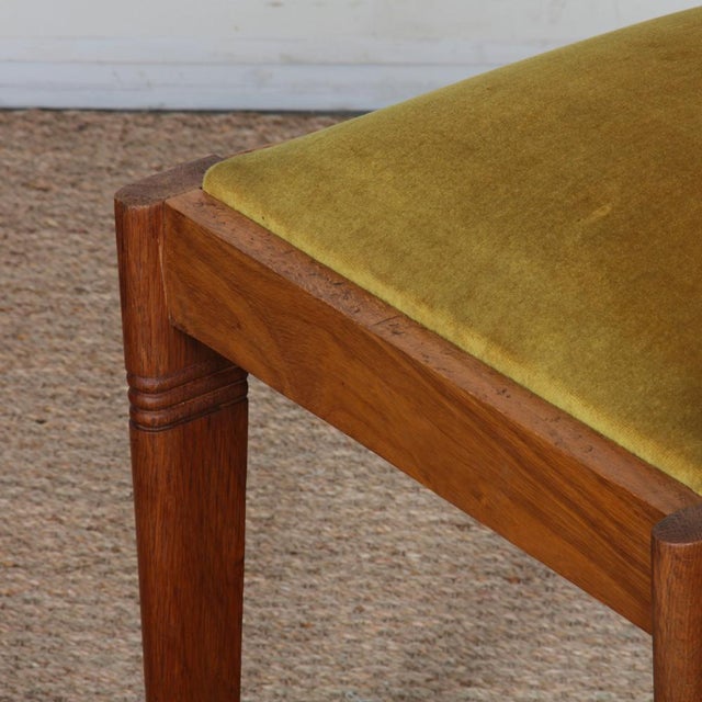 Wood French Green Wooden Chair, 1950s For Sale - Image 7 of 7