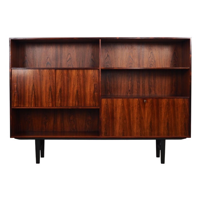 Danish Rosewood Bookcase by Erik Jensen for Westergaards Møbelfabrik, 1970s For Sale