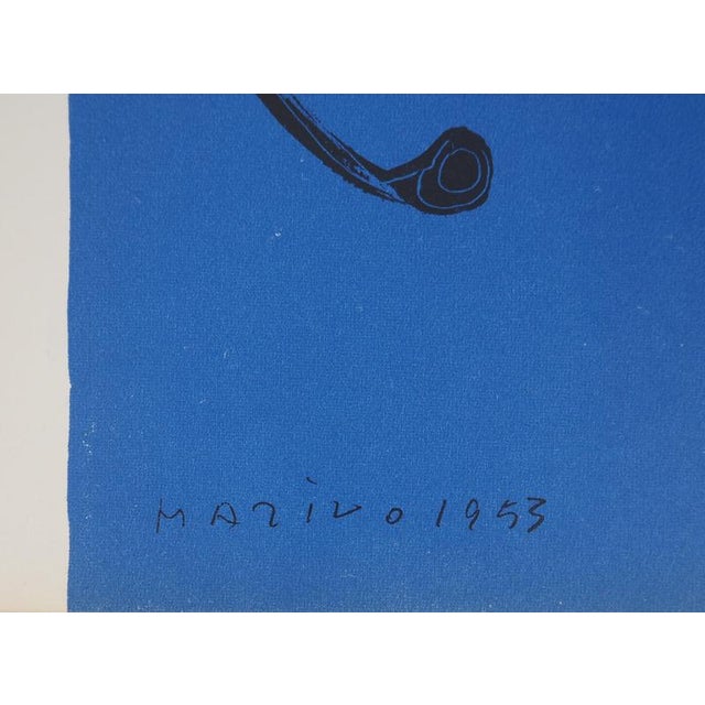 Modern Marino Marini, Le cheval noir, Lithograph For Sale - Image 3 of 6