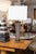 Mid 20th Century Pair of Mid-Century Ribbed Glass Table Lamps For Sale - Image 5 of 6
