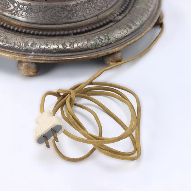 An Antique Silver and Bronze Floor Lamp by Edward F. Caldwell & Co. For Sale - Image 11 of 12