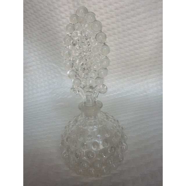Art Deco 1930's Beautiful Etched Crystal Perfume Bottle For Sale - Image 3 of 6