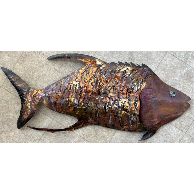 1990s Copper Fish Wall Art | Chairish